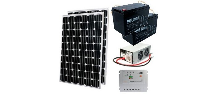 солнечная электростанция комплект аккумуляторов